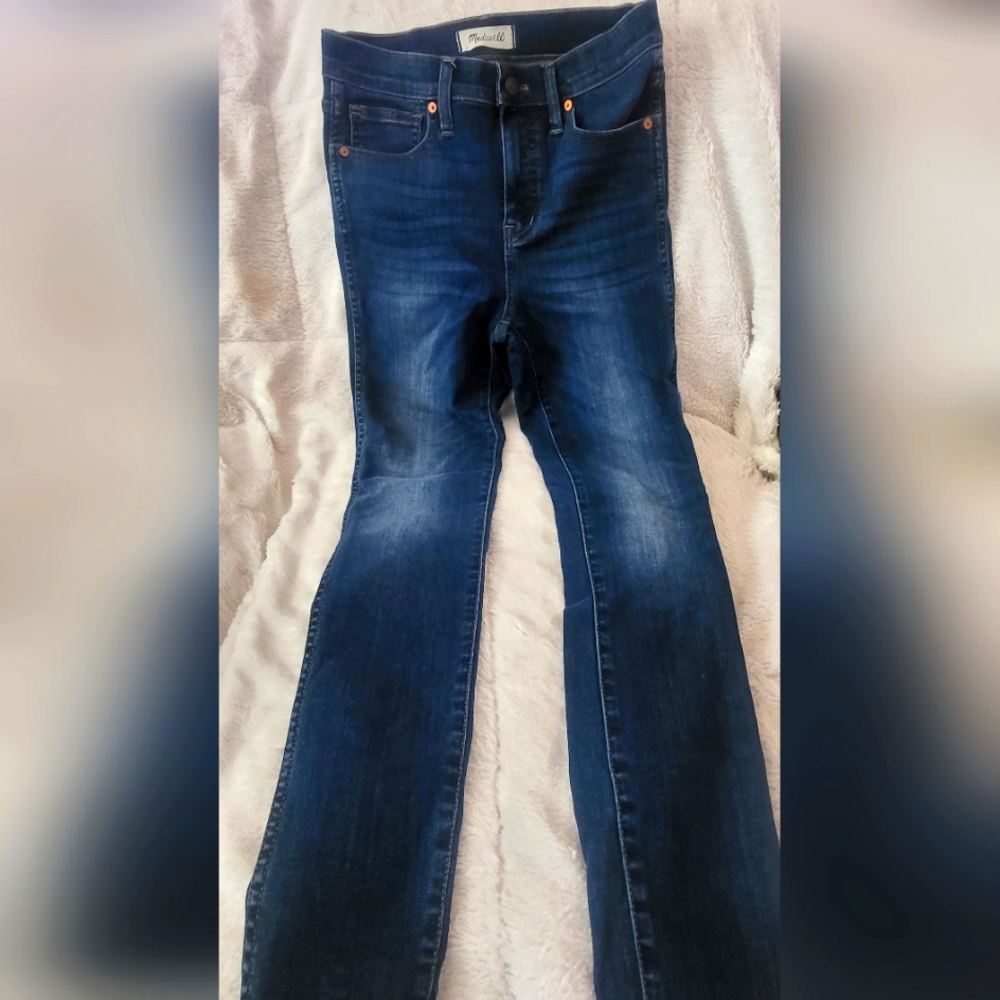 Madewell Womens Skinny 10" High Rise jeans. 26